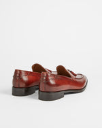 Tassel Leather Loafer- Brown