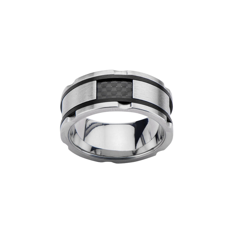 Carbon Fiber Inlaid Ring